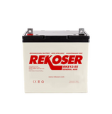 Bateria de 12 Voltios 55 amperios AGM para uso general RKE12-55 Marca: REKOSER