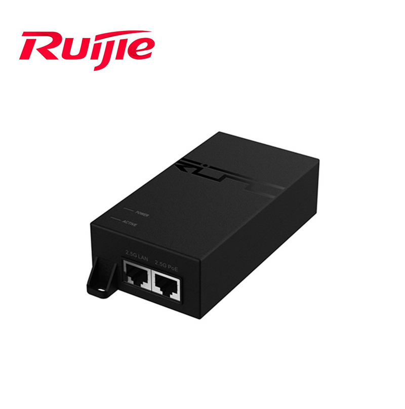 Inyector PoE 1 puerto PoE estándar MULTI-GIGABIT (BASE-T, 56 V, 60 W) para el RG-RAP6260 RG-POE-50-60W Marca: RUIJIE-REYEE