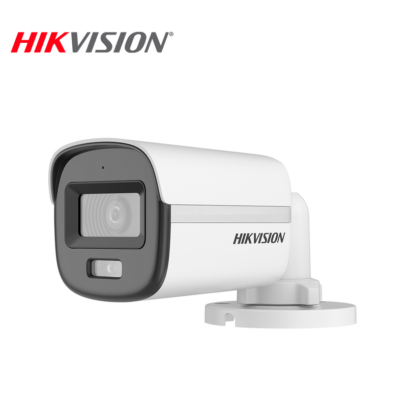 Camara mini bullet 3k smart hybrid light colorvu IR hasta 20M DS-2CE10KF0T-LFS(2.8MM)(O-STD) Marca: Hikvision