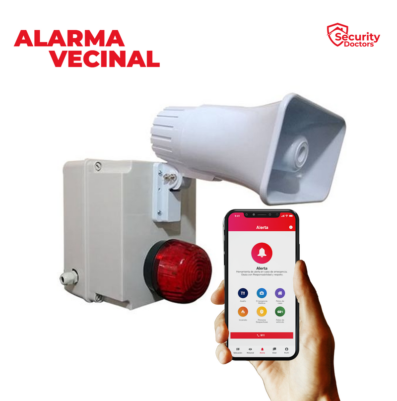 Kit de alarma vecinal con comunicación a celular SD20026 Marca: SD