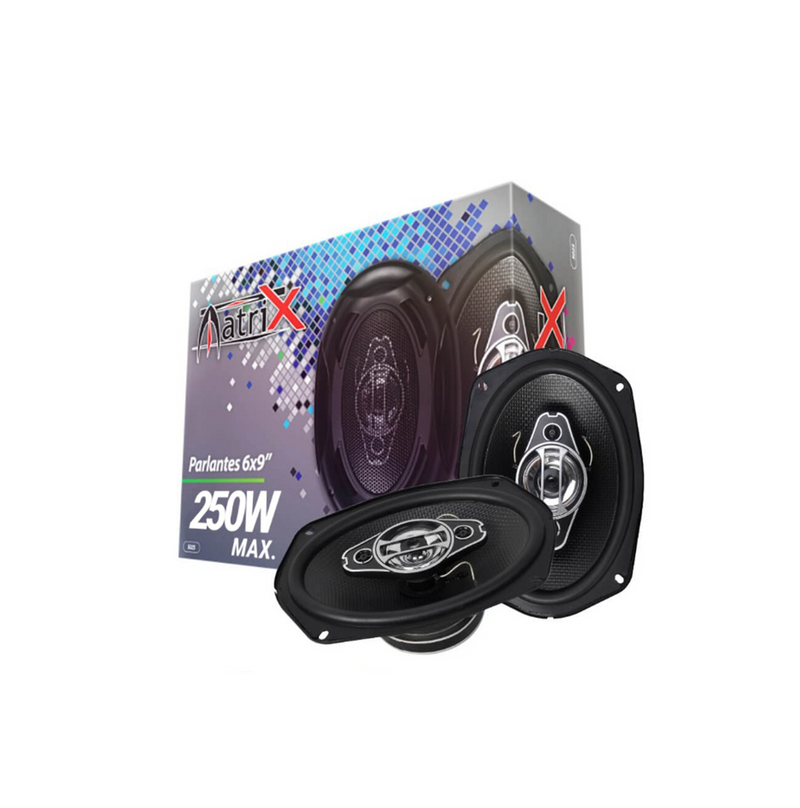 Kit de 2 Parlantes Matrix 6×9″ 4 Vías 250W S025 Marca: Matrix