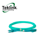 Patch Cord de fibra LC/UPC-LC/UPC multimodo duplex 3 metros Marca: Teklink