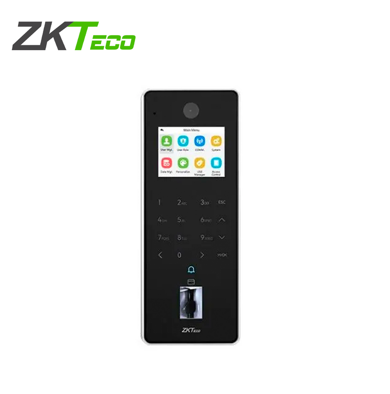 Control de acceso de huella 2.4" y cámara de 2MP F35 Marca: ZKTeco