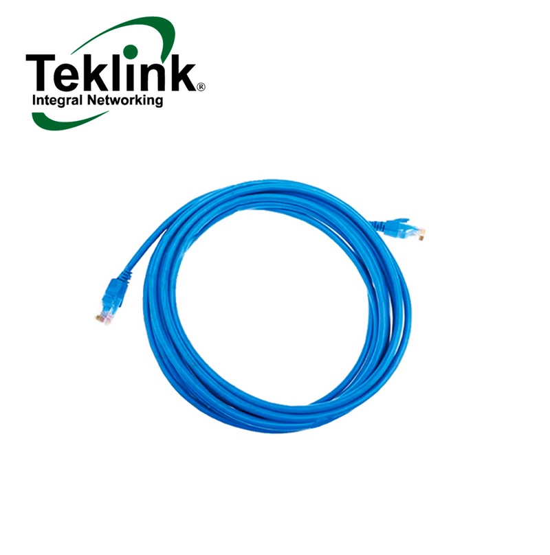 Patch Cord UTP Cat6 4PR 24AEG Azul 0,91MTS PCMTL603FTBL Marca: Teklink