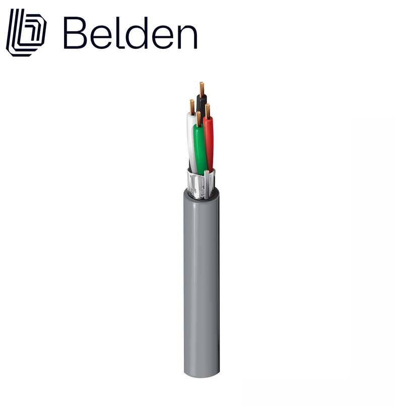 Cable Multipar Blindado 5302FE 4x18 AWG CMR 305 m Gris 5302FE 0081000 Marca: Belden