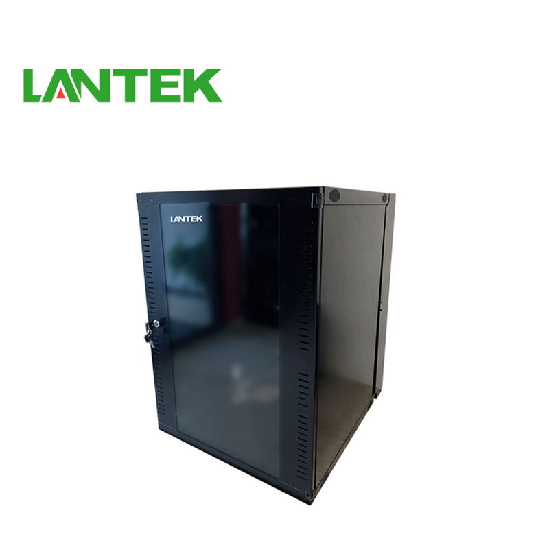 Gabinete 12U Pared ABATIBLE Desarmado 1 Abanico 540W 600D 595H 30 kg (GABINETES DE PARED) LTKGAB12ABA Marca: Lantek