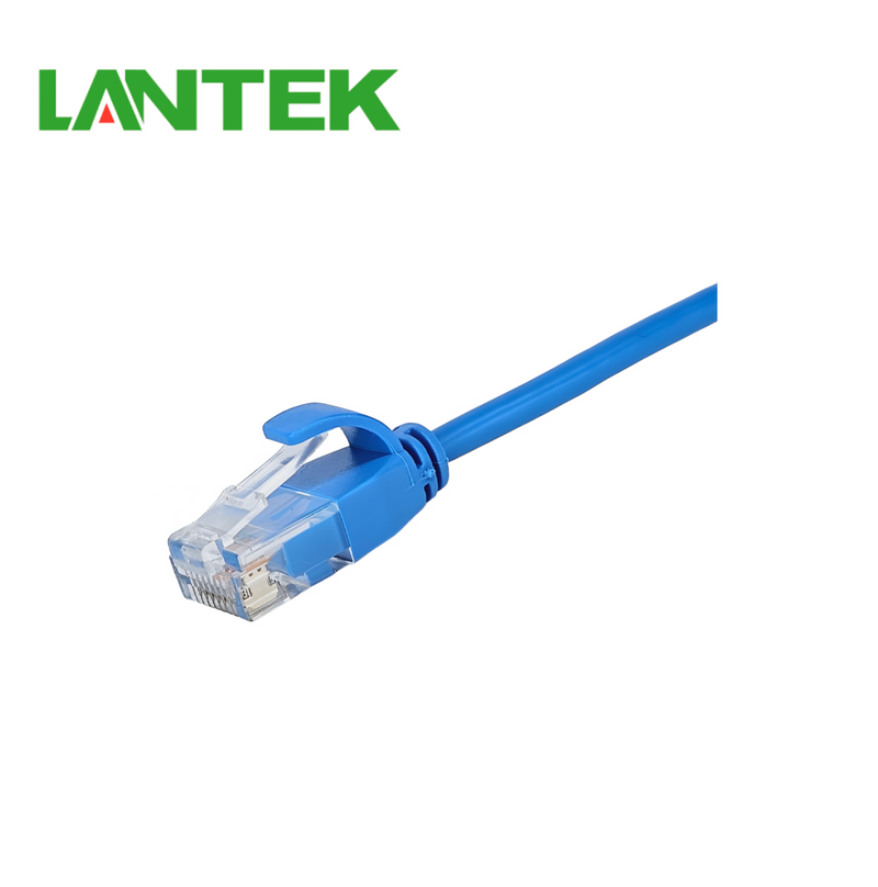Patch Cord Cat6A Azul 4,5MTS Redondo LTK-C6AP14BL Marca: Lantek
