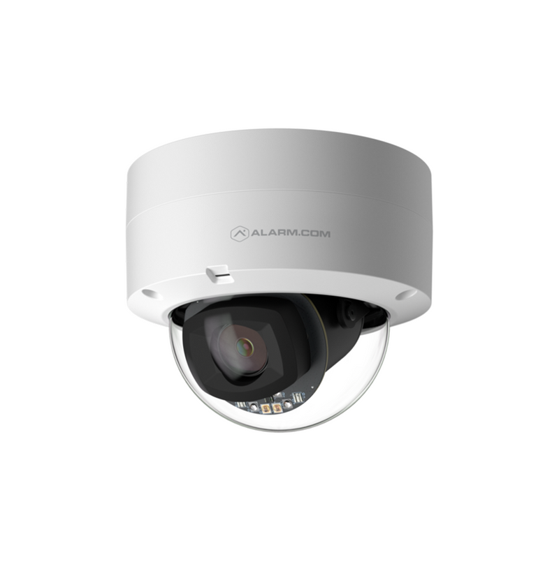 Cámara domo PoE varifocal de 1080P para interiores y exteriores Wi-Fi Marca: Alarm.com