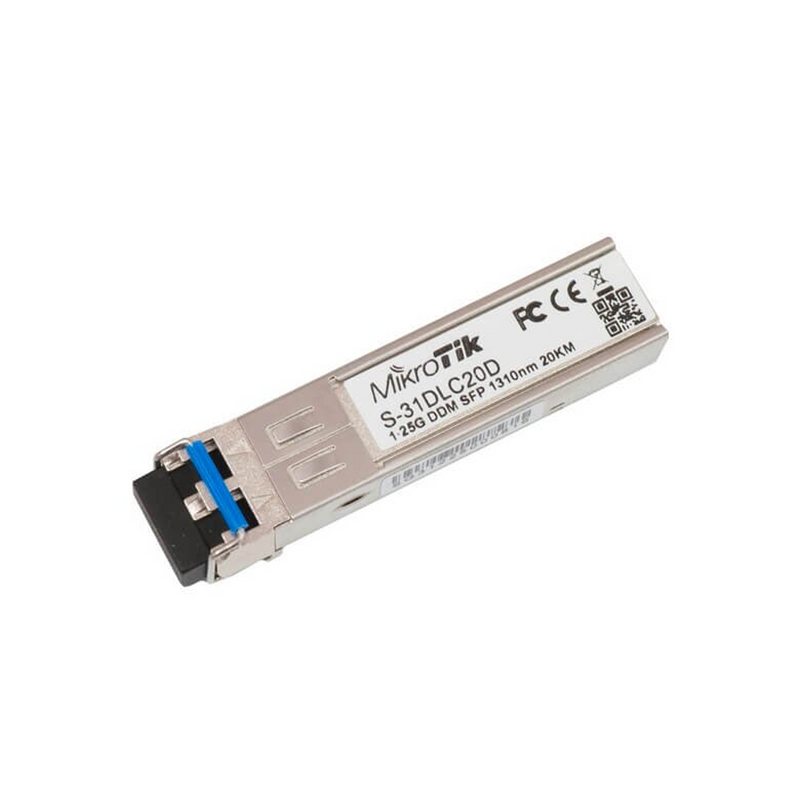 Mini GBIC Mono-Modo LC 20Km Marca: Mikrotik