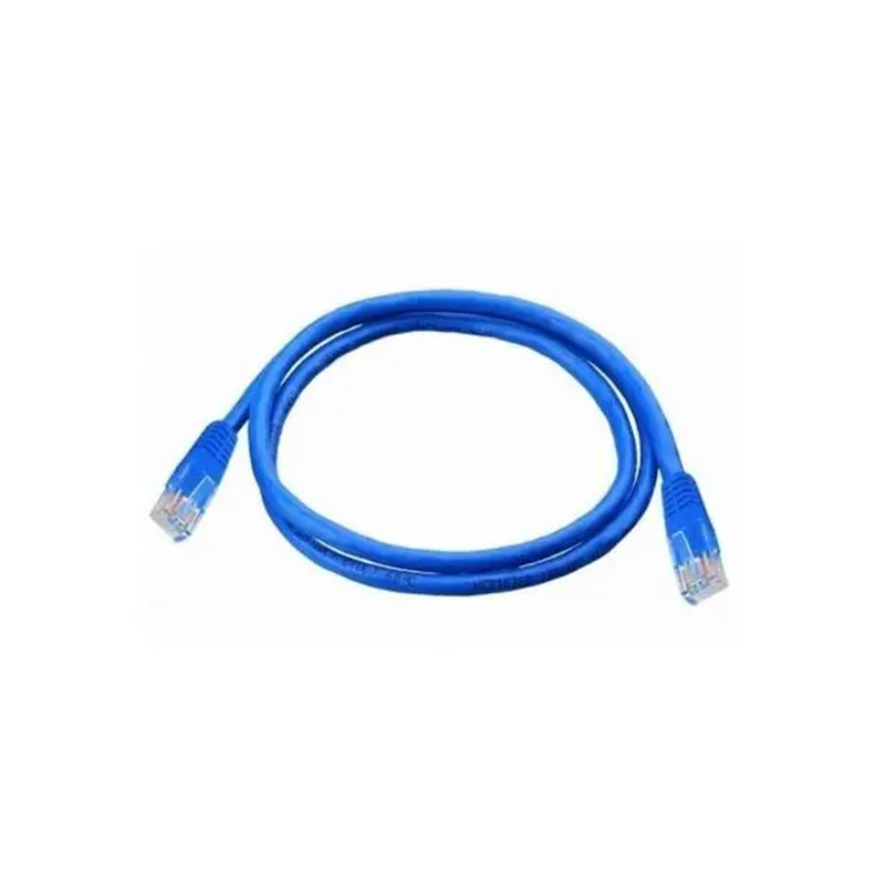 Cable de red patch cord UTP, LA, CAT5e, 1 pies (30cm) color azul MCE-01F01B Marca: Cablix