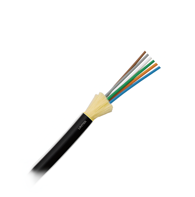 Cable fibra multimodo 6 hilos Indoor/Outdoor 50 Metros Marca: Lantek