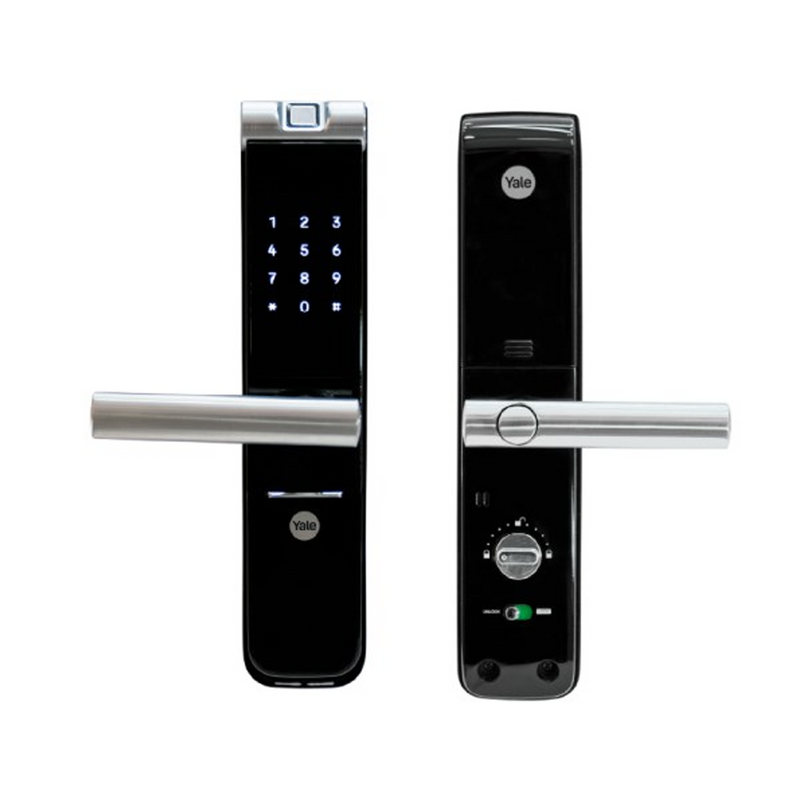 Cerradura Digital de huella dactilar código y llave YMF40A Marca: Yale