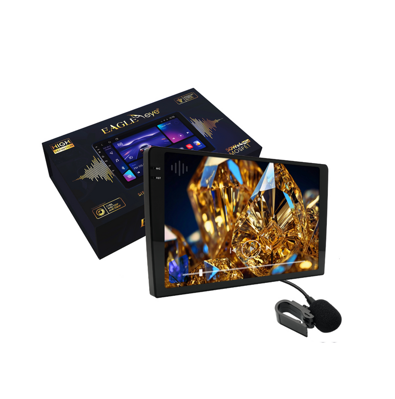 Radio 9″ 2DIN android OS Car play  64 GB ROM