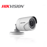 Cámara de vigilancia análoga tipo bullet HD con lente 2.8mm 1080p, 20M rango IR, Carcasa plástica Marca: Hikvision