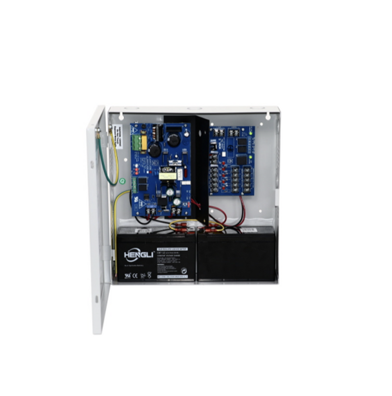 Fuente de poder 12/24VDC 4A  5 salidas independientes PTC Marca: Altronix