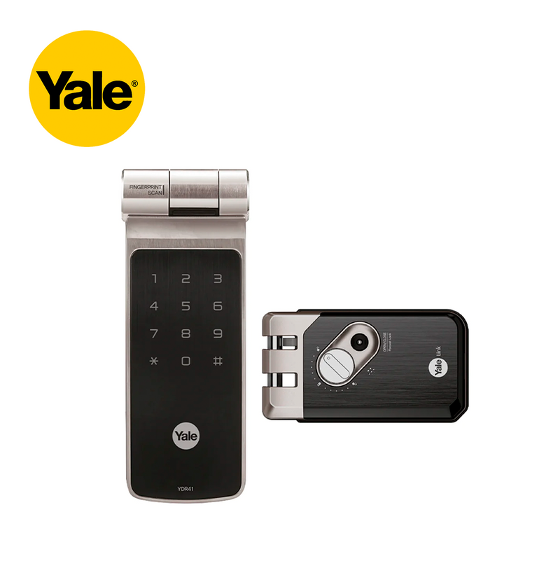 Cerradura digital apertura con huella y clave YDR41 Marca: Yale