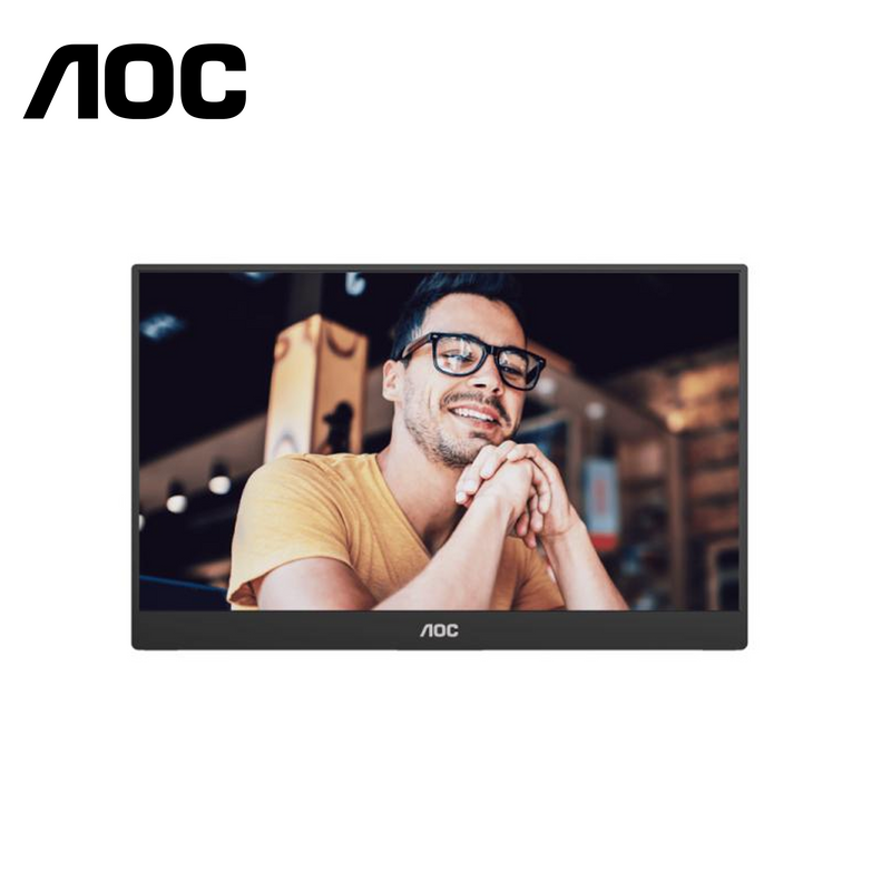 Monitor portátil de 15.6" 16T20 plano 1920 X 1080 Marca: AOC