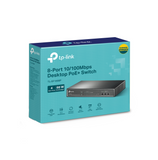 Switch de 8 puertos 10/100 POE+ 66W TL-SF1008P Marca: TP-LINK