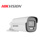 Cámara análoga, bullet 5MP ColorVu, con micrófono IP67, DS-2CE12KF0T-LFS Marca: Hikvision