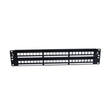 Patch panel modular 48 puertos UL para rack Marca: Teklink