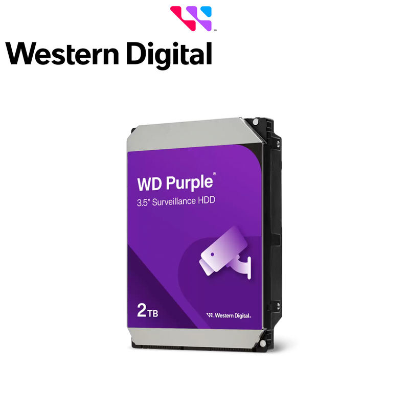 Disco duro 2TB Western Digital Sata 5400RPM Purple Marca: WD