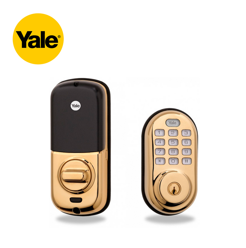 Cerradura inteligente con cerrojo Z-Wave con botón YRD210 Marca: Yale