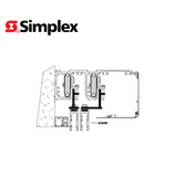Perfil enganche de aluminio para hoja de cristal PAM30 L= 2000 mm Euras C0. PM20AC4255N 20AC4255N Marca: Simplex