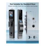 Cerradura inteligente con contraseña/ huella dactilar/ reconocimiento facial/ con cámara de seguridad Marca: Tuya Smart