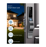 Cerradura inteligente con contraseña/ huella dactilar/ reconocimiento facial/ con cámara de seguridad Marca: Tuya Smart