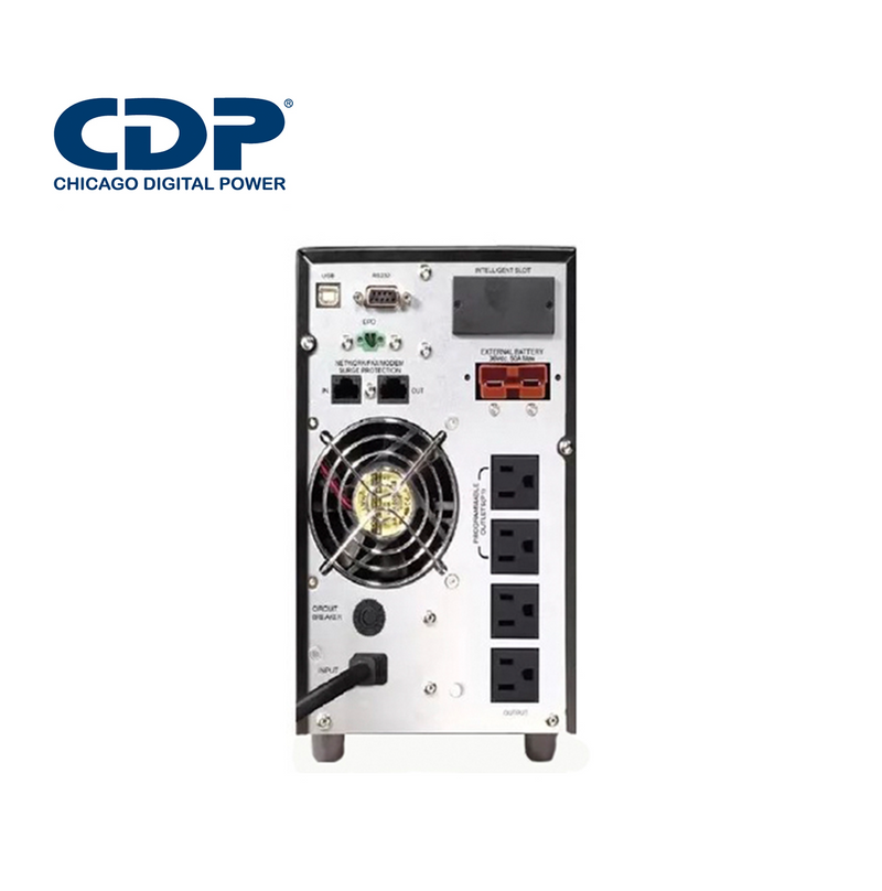 UPS de torre online 1500VA/1500W PF 1.0 UPO11-1.5AX Marca: CDP
