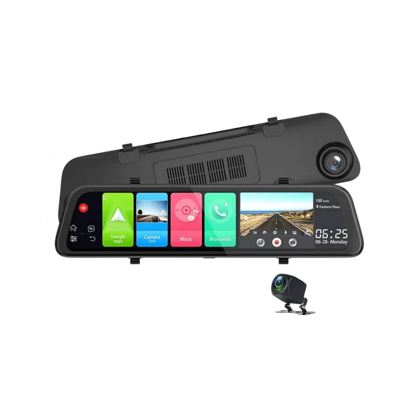 Cámara retrovisor full pantalla con sistema Android 4G Wifi con GPS rastreable