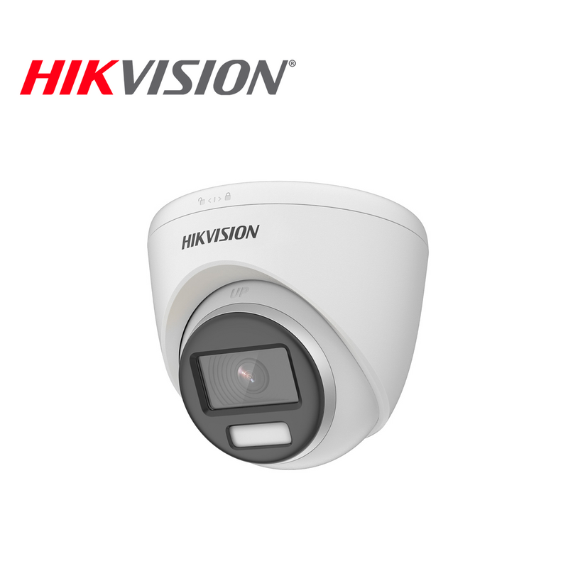 Cámara de seguridad análoga Color Vu de 3K Metal Turret UILT-IN MICROPHONE Marca: Hikvision