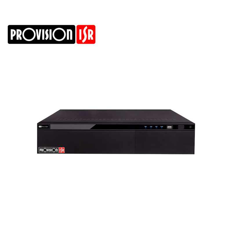 Videograbador IP PoE de 32 canales y 8MP con reconocimiento facial y alarmas Marca: Provision ISR