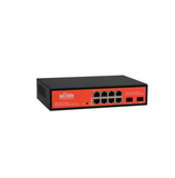 Switch de 8 puertos PoE 10/100/1000 + 2 ptos SFP para Up-Link 150w Marca: Wi-Tek