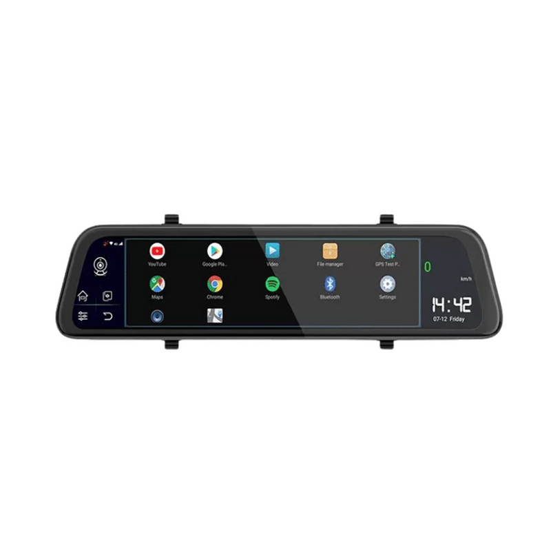 Cámara retrovisor full pantalla con sistema Android 4G Wifi con GPS rastreable