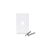 Tapa de 1 gang 1P RJ color blanco AFP-01W-1 Marca: Cablix