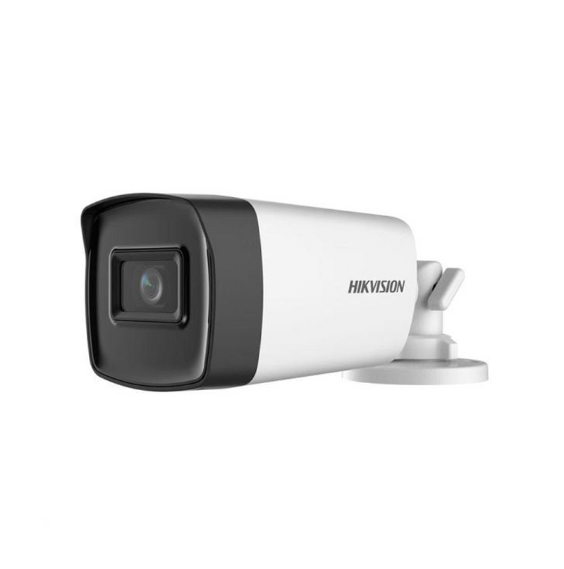 Cámara de seguridad analóga bullet 5MP metal IP67 DS-2CE17H0T-IT5F Marca: Hikvision