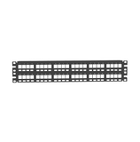 Pactch pannel NetKey™ de 48 puertos color negro NKPP48FMY Marca: Panduit
