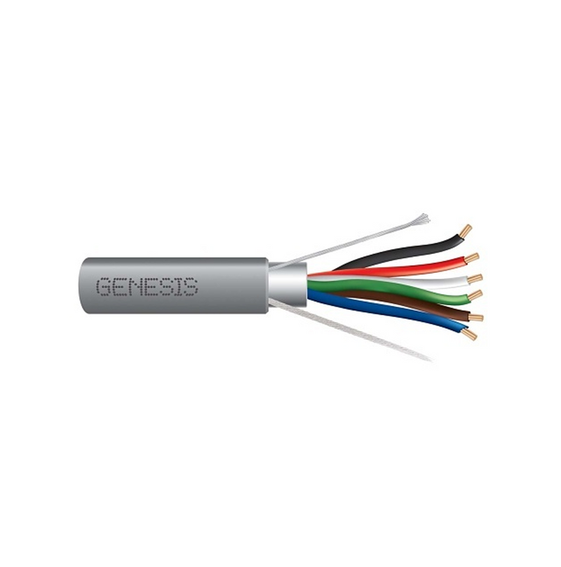 Cable para control de acceso 18/4 SIN SHIELD CMR/FT4 21151109 Marca: Genesis