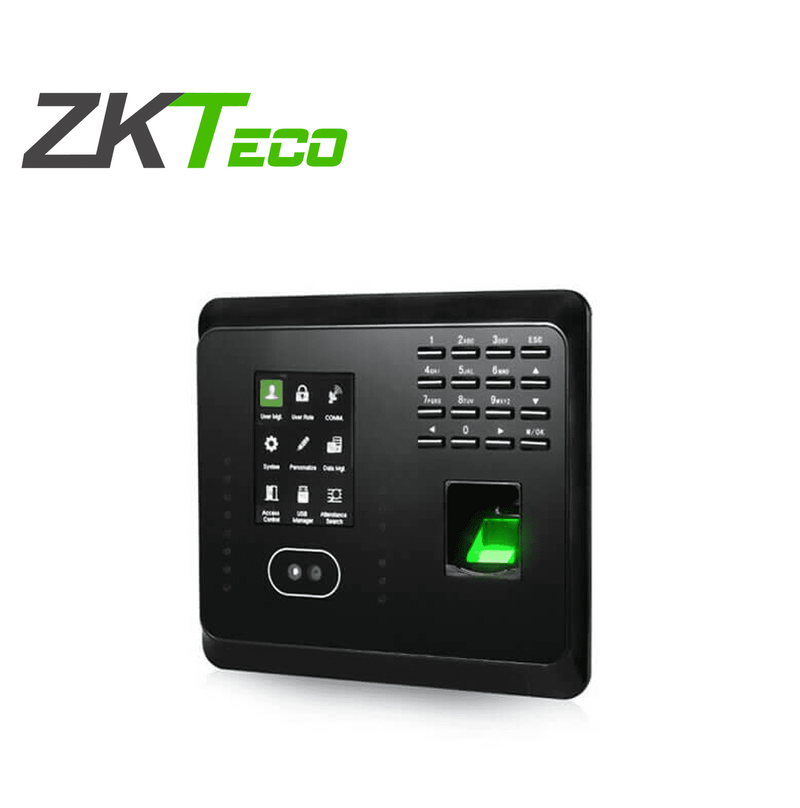 Terminal multi biométrica para gestión de asistencia y funciones de control de acceso Marca: ZKTeco