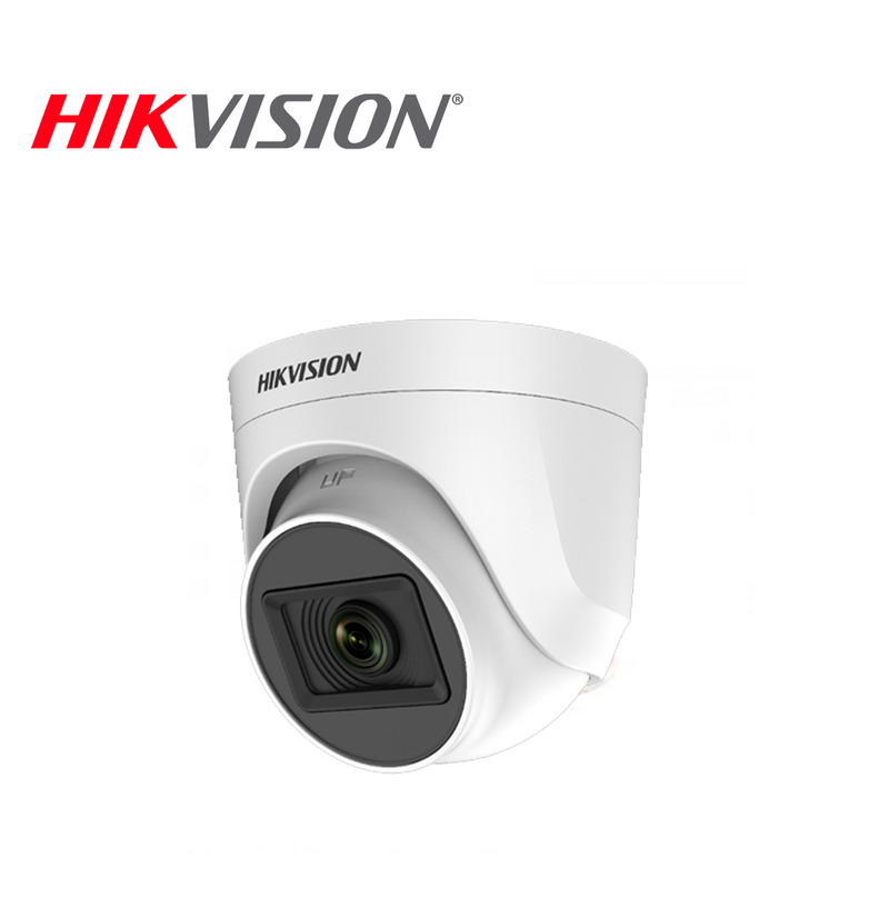 Cámara de seguridad análoga de 2MP plástico Domo Built-IN MICROPHONE DS-2CE76D0T-ITPFS Marca: Hikvision