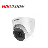 Cámara de seguridad análoga de 2MP plástico Domo Built-IN MICROPHONE DS-2CE76D0T-ITPFS Marca: Hikvision