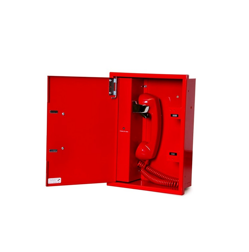 Gabinete para teléfono de bomberos para 5 unidades Marca: Simplex