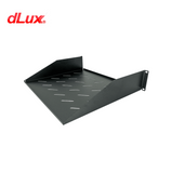 Bandeja 2U metálica ventilada para montaje en rack DLXSHELF2  Marca: Dlux