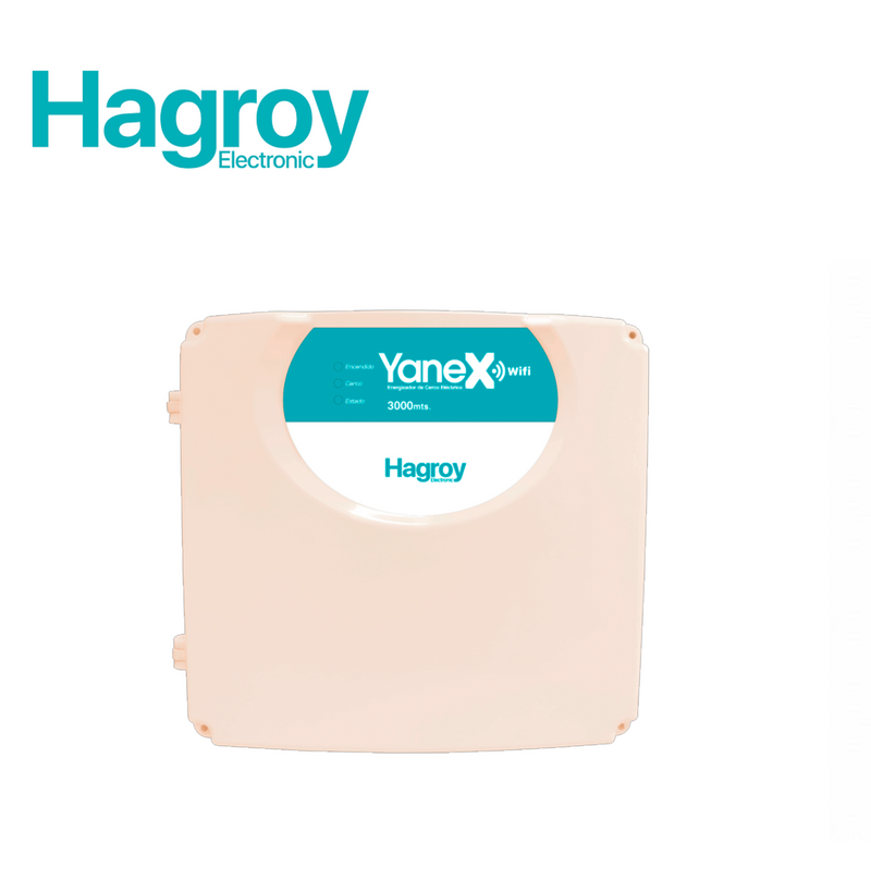 Energizador WIFI para 3000m lineales 1.8 Joule1 zona cableada 3 zonas inalámbricas Monitoreable a través de la plataforma web YANEXWIFI Marca: Hagroy