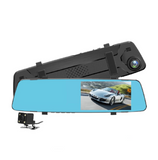 Cámara para carro en retrovisor ultradelgado doble cámara 2 en 1 Marca: General