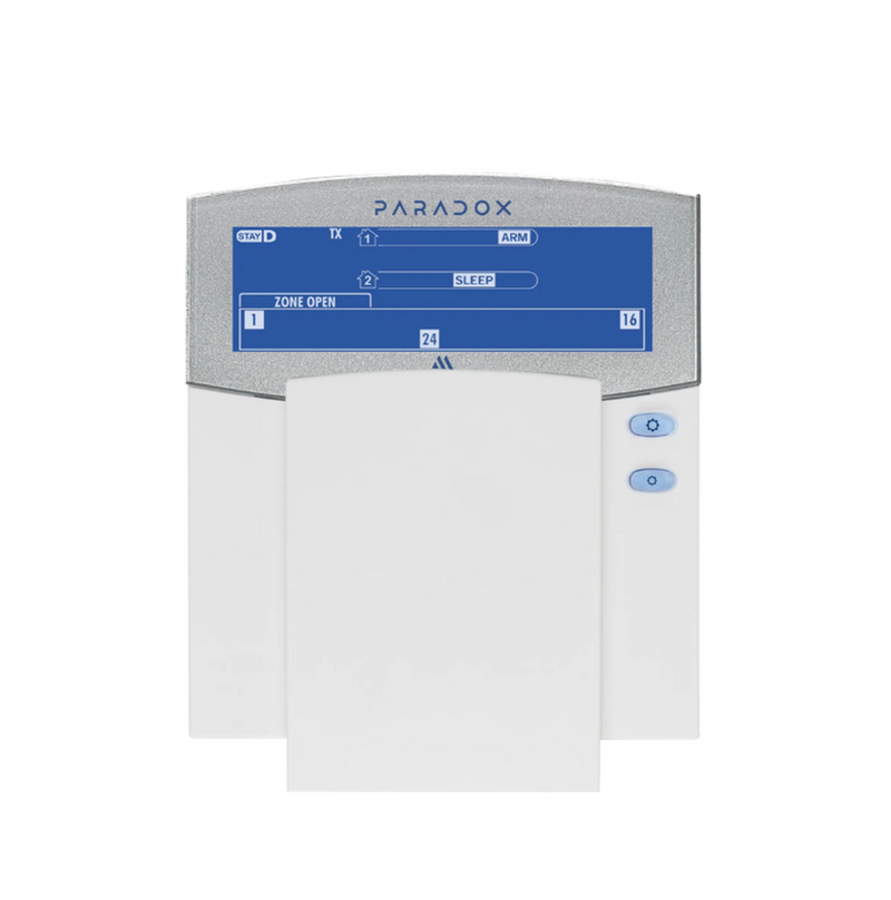 Teclado LCD inalámbrico de 48 zonas 2 particiones K38M Marca: Paradox