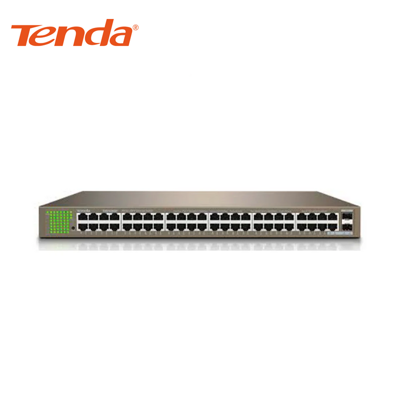 Switch 48GE Puertos 2SFP Ethernet TEG1050F Marca: Tenda