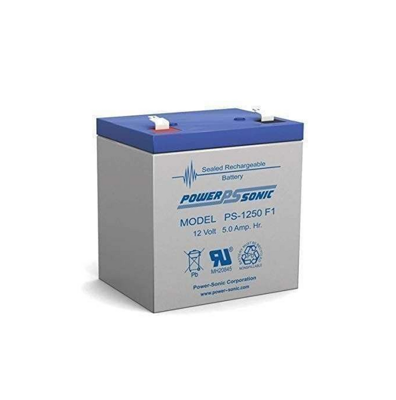 Batería recargable PS-1250 F1 12V 5Ah Marca: Power Sonic