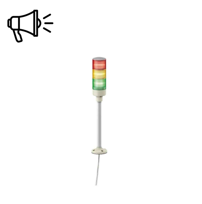 Torre de luz GAG de 24V montaje en tubo  XVGB3SH